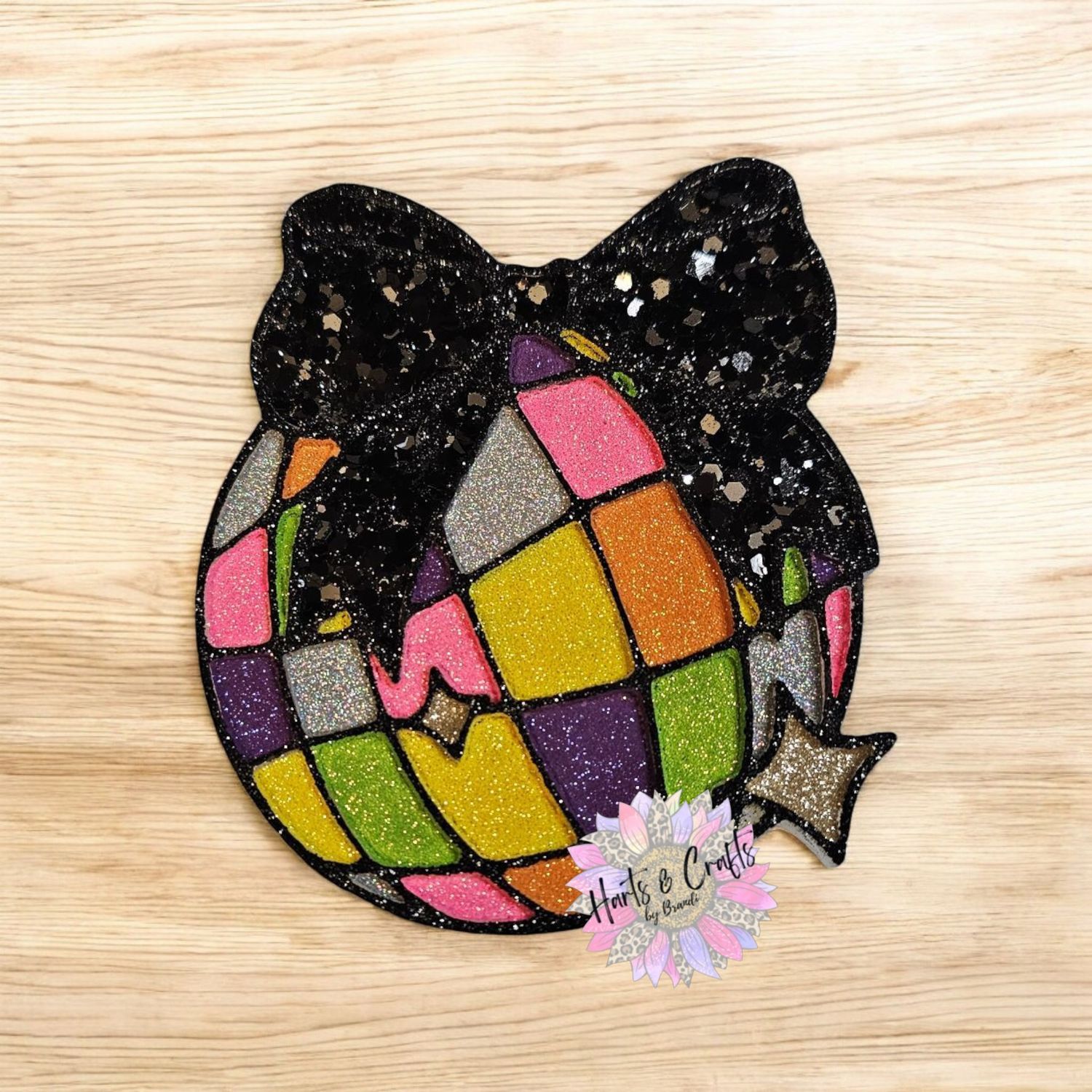 Disco Ball w/Bow