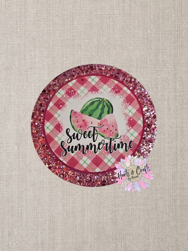 Sweet Summertime Cardstock Round