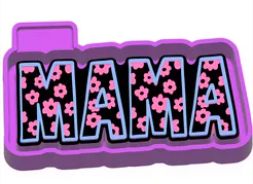 Mama w/flowers Mold