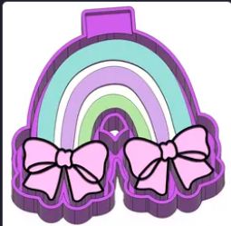 Rainbow w/Bows Mold
