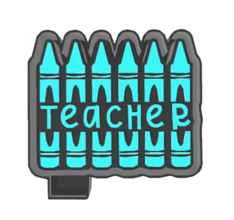 Teacher Crayons Mold