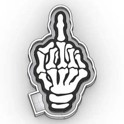 FU Skelton Hand Mold