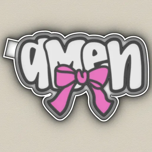 Amen w/Bow Mold