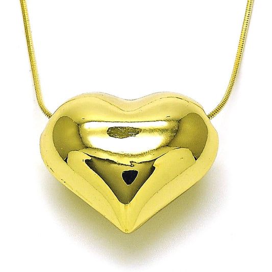Necklace Heart Gold