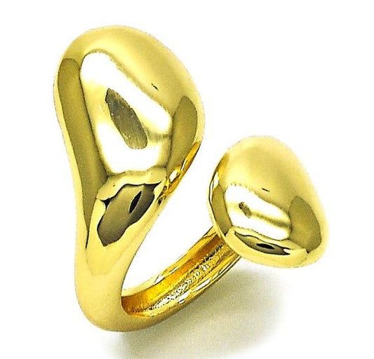 Gold Filled you and me drop Rings