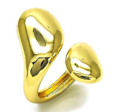 Gold Filled you and me drop Rings