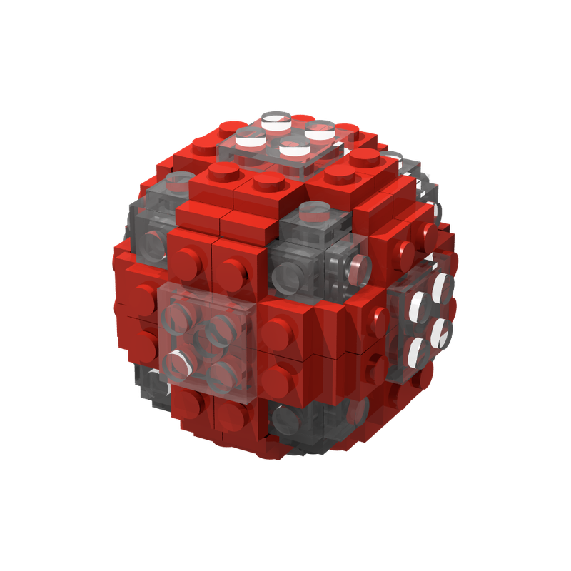 Flexi Ball Mini A - Hauptfarbe rot (021)