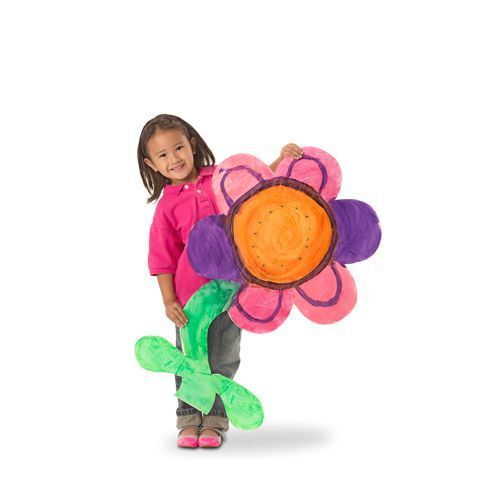 BIG! HUGE! FINGERPAINT FLOWER