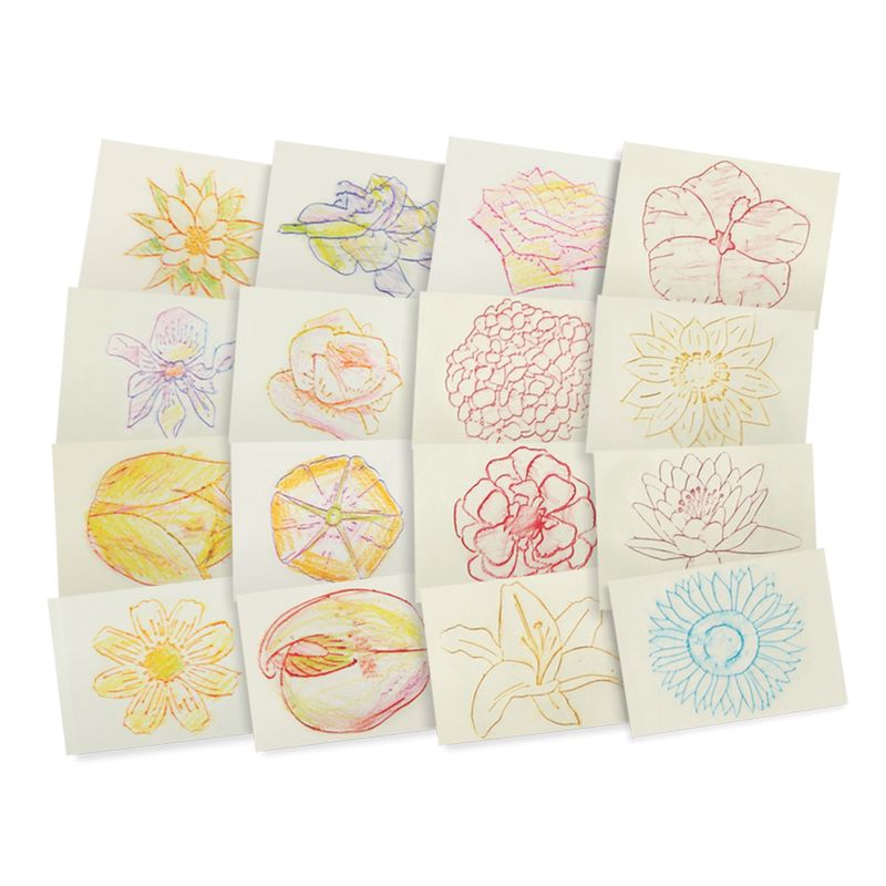 FLOWERS RUBBING PLATES
