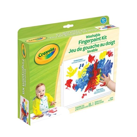 WASHABLE FINGER PAINT KIT
