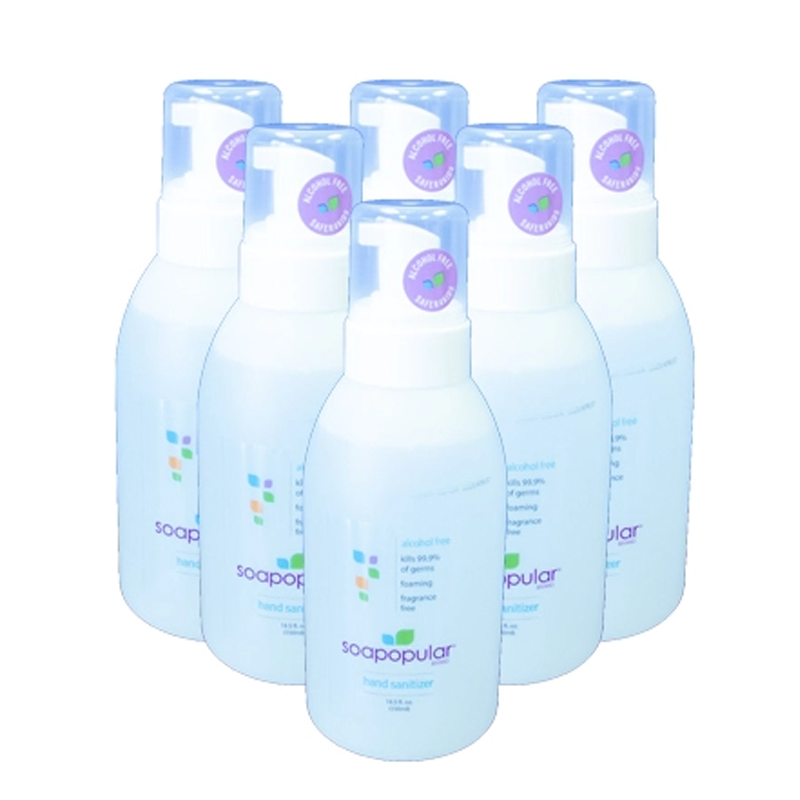 SOAPOPULAR ALCOHOL-FREE HAND SANITIZER 550ML - (6/CS)