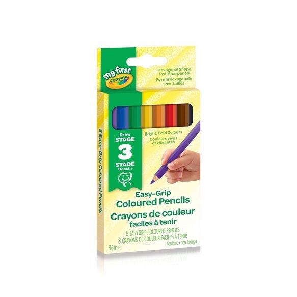 EASY GRIP COLOURED PENCILS