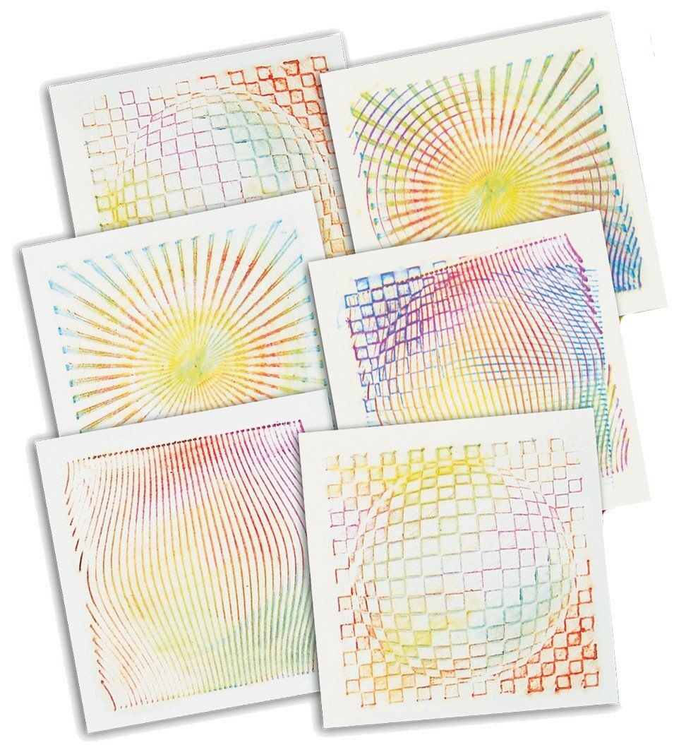 OPTICAL ILLUSION RUBBING PLATES