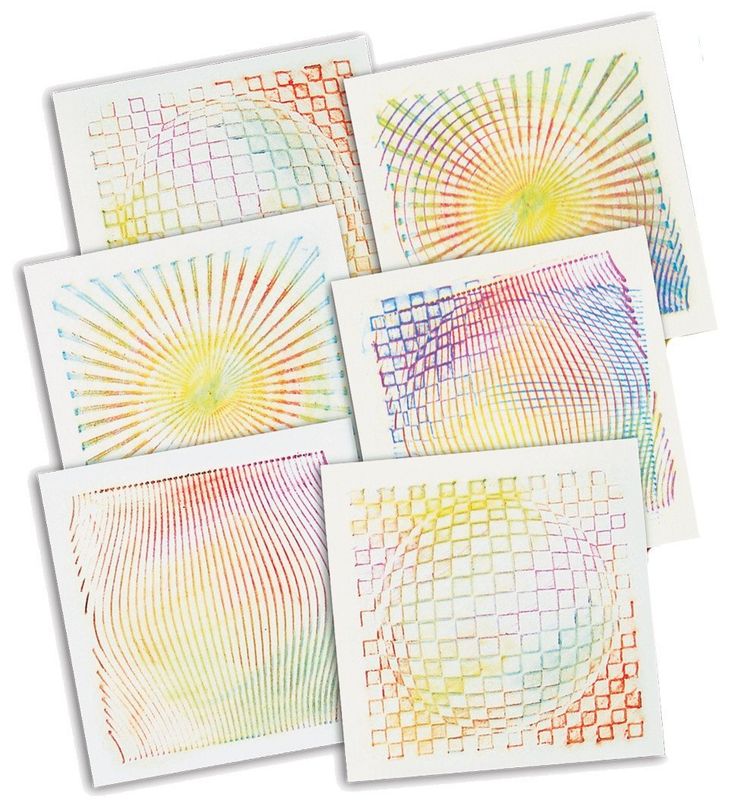 OPTICAL ILLUSION RUBBING PLATES