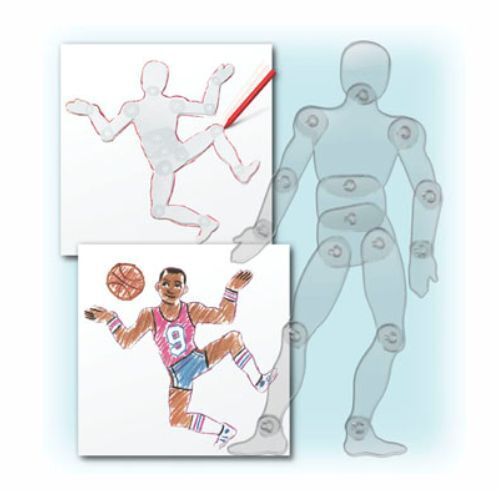POSEABLE PEOPLE STENCILS 3/PKG