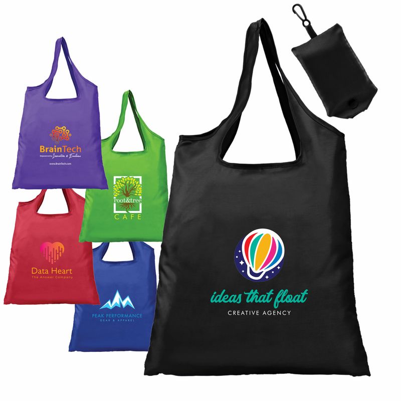 SANTORINI SHOPPING TOTE BAG - FULL COLOR