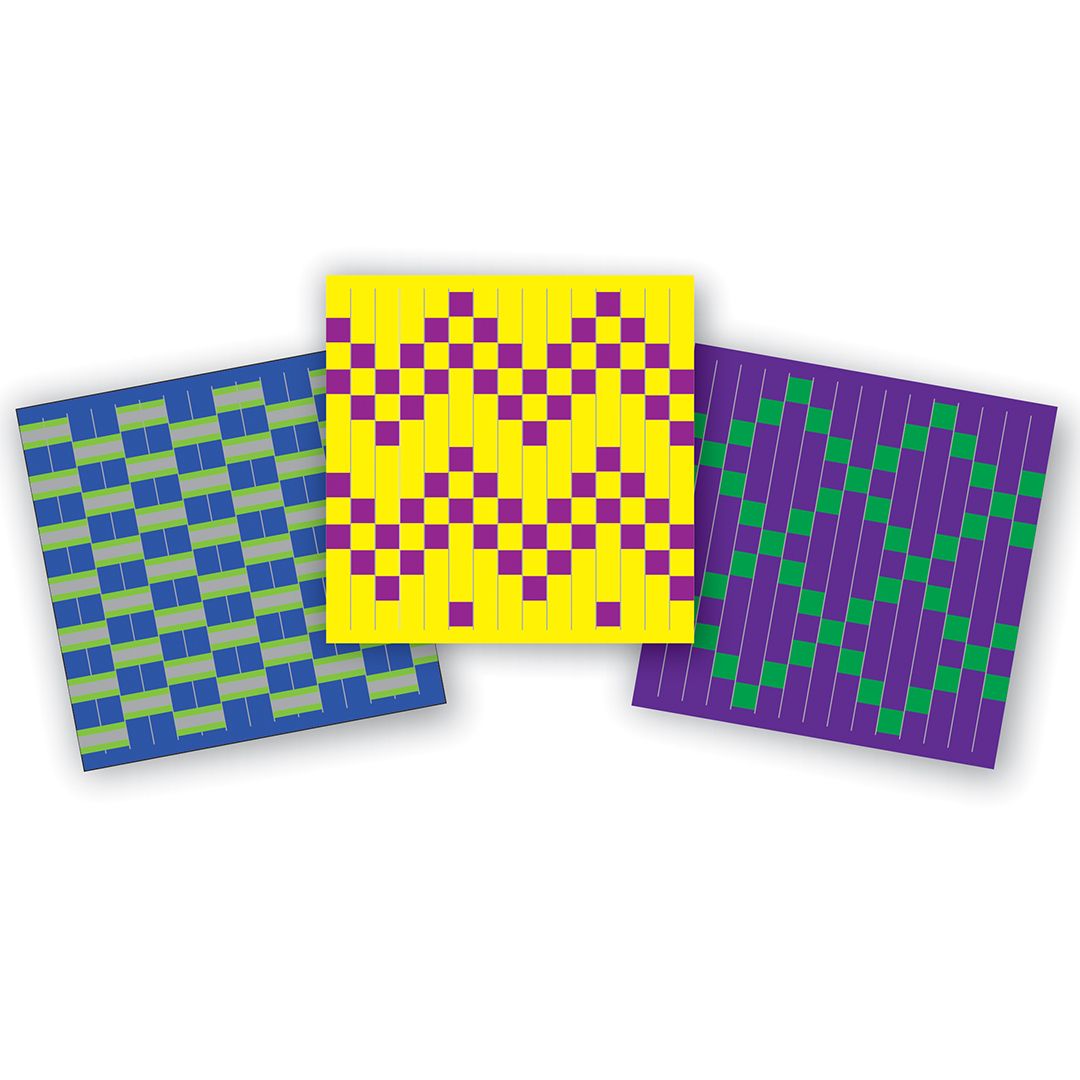 EXPLORE COLORS & PATTERNS WEAVING MATS