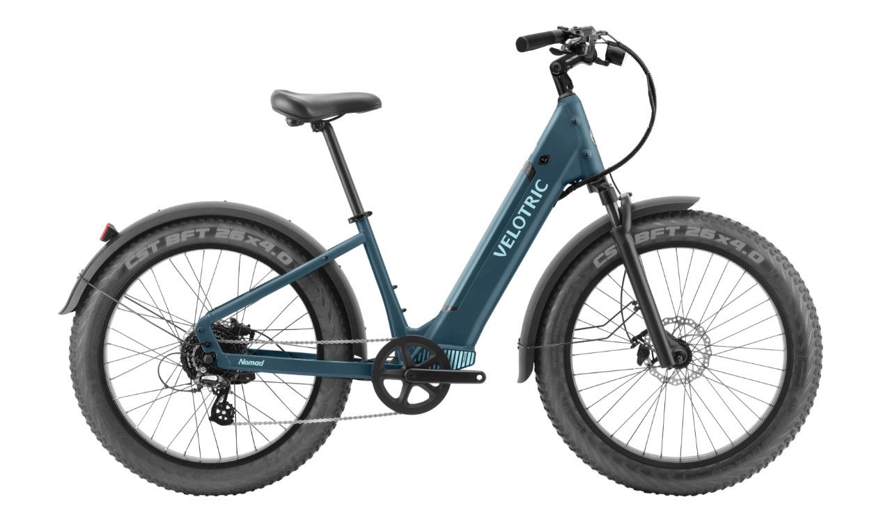 Velotric Nomad 1 Plus Ebike, Color: Forest, Style: Step-Thru