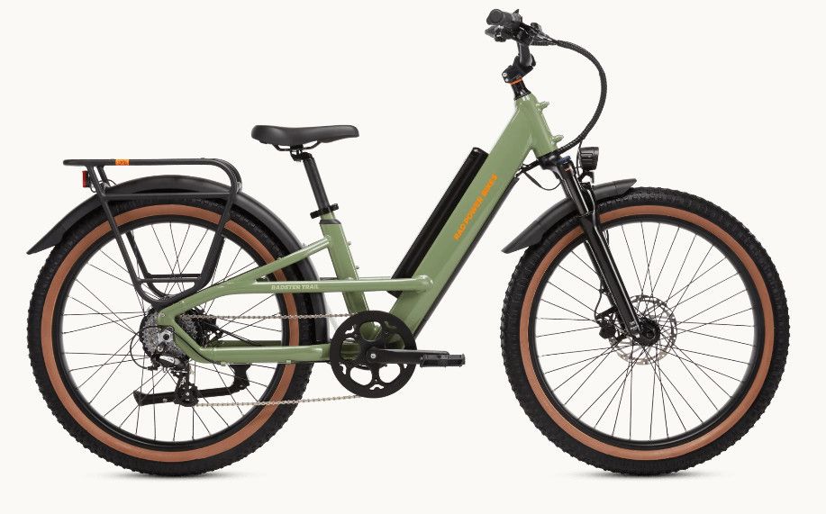 Radster™ Trail Electric Off-Road Bike, Size: Regular, Color: Fir Green