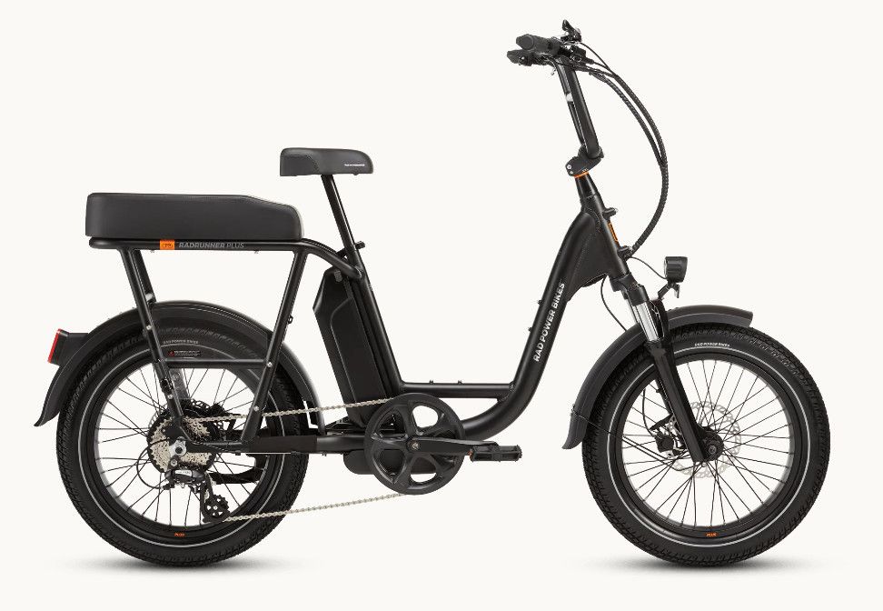 RadRunner™ Plus Electric Cargo Utility Bike, Color: Matte Black