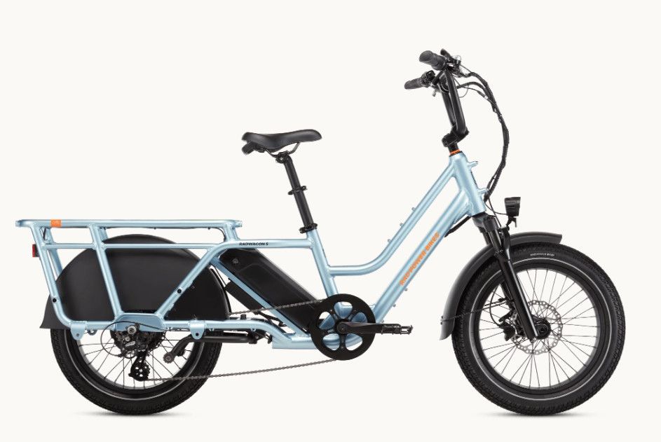 RadWagon™ 5 Electric Cargo Bike, Color: Metallic Blue