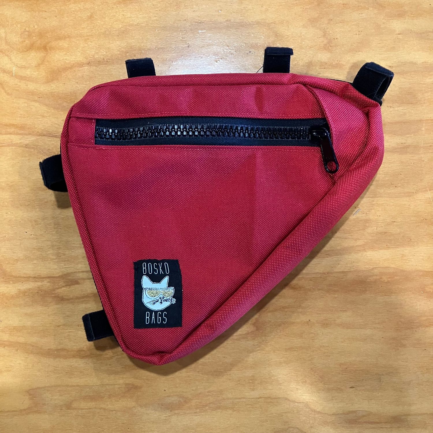 Bosko Bags - Wedge Frame Bag, Color: Red