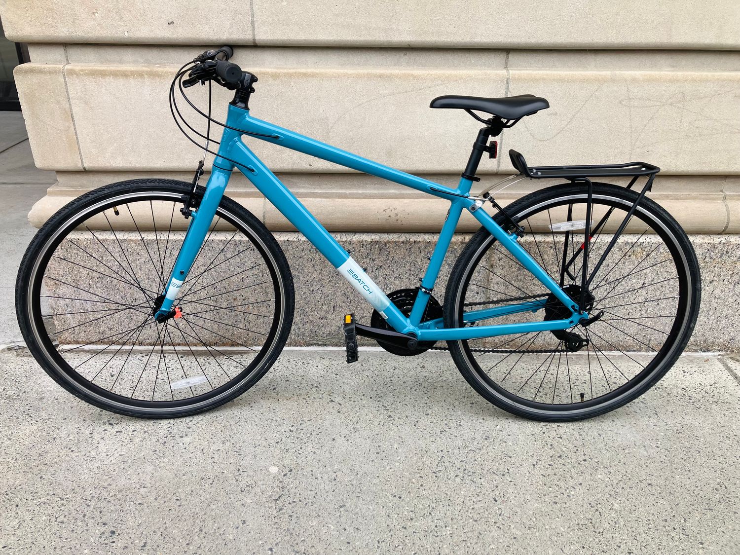 USED As Is - Batch Fitness 700C Medium Blue - with rear rack