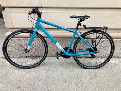 USED As Is - Batch Fitness 700C Medium Blue - with rear rack