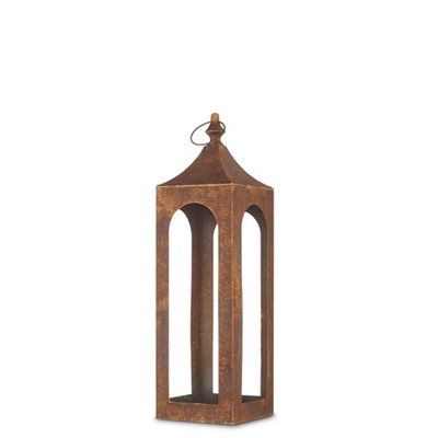 21.5&quot; Aged Copper Lantern