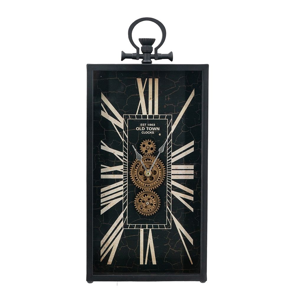 Vertical Gear Table Clock