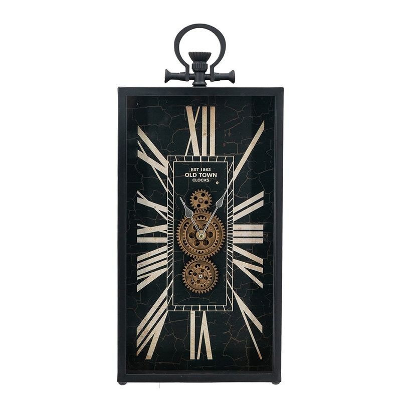 Vertical Gear Table Clock