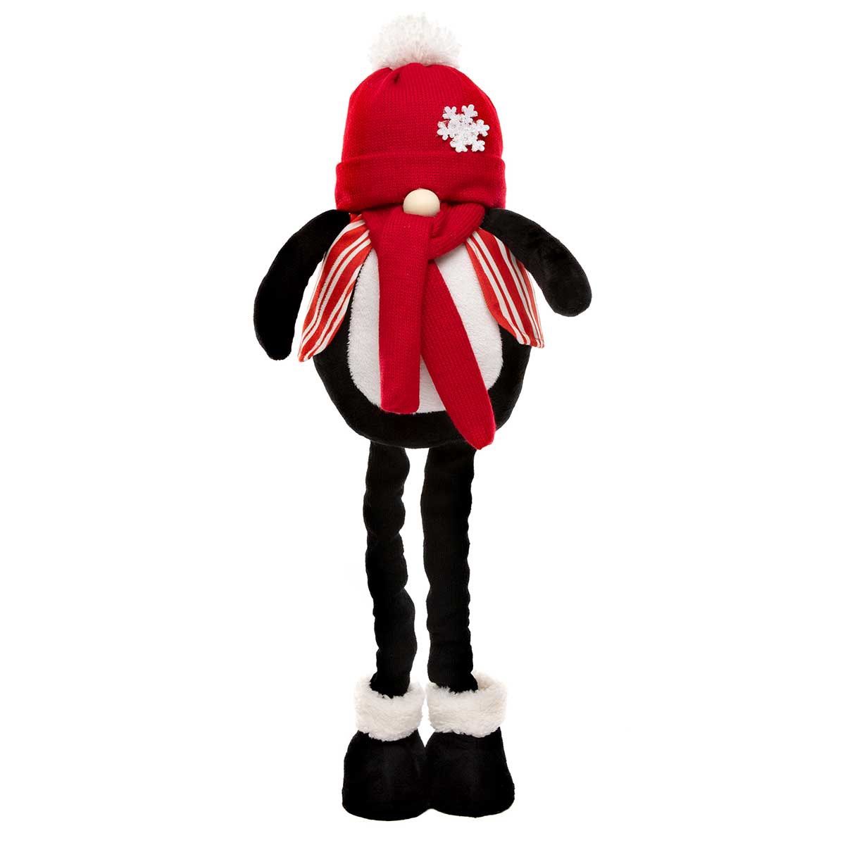 17-23&quot; Expandable Penguin w/ Beanie Gnome