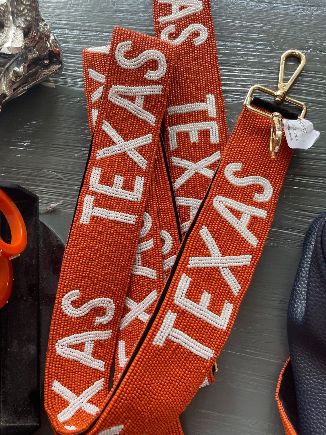 Beaded Texas Bag Strap