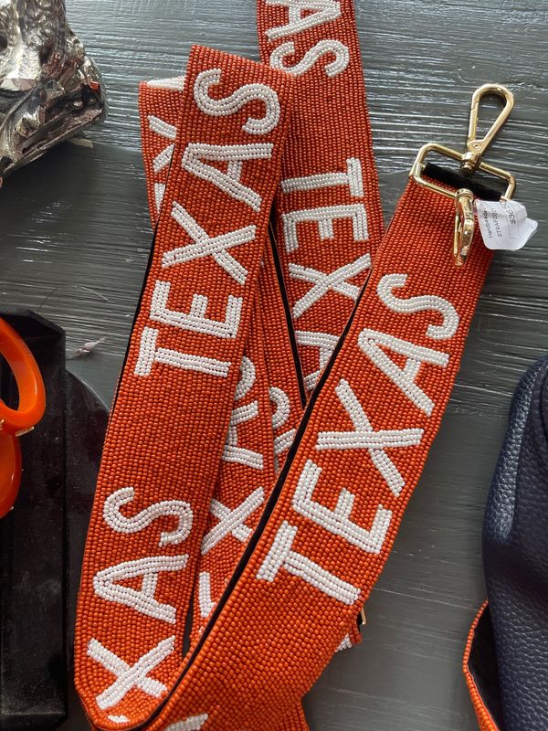Beaded Texas Bag Strap