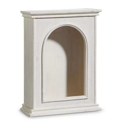 16&quot; WHITE CURIO MINI CABINET