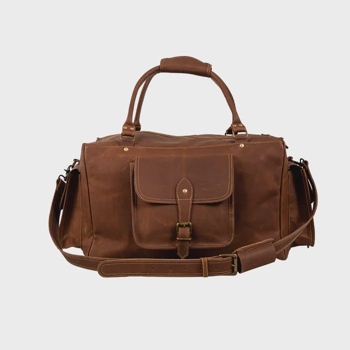 Carrington Leather Traveler Duffle Bag
