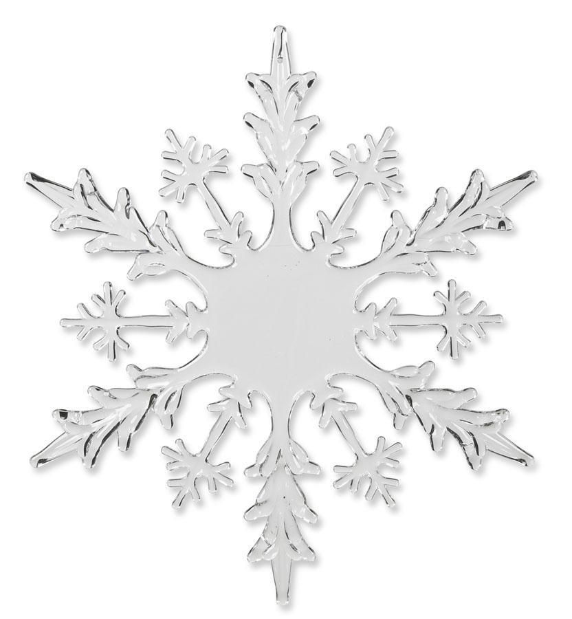 18&quot; Clear Snowflake
