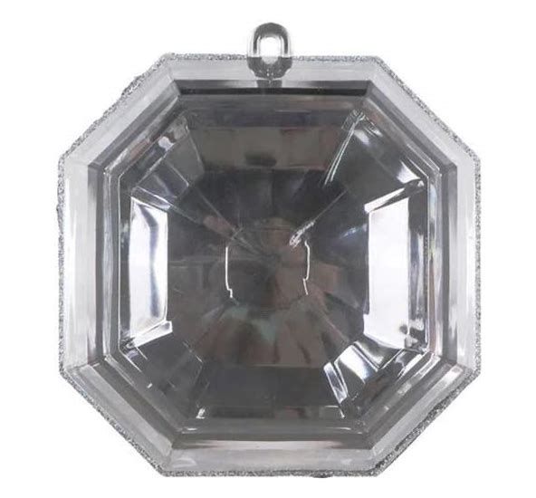 Jeweled Square Ornament