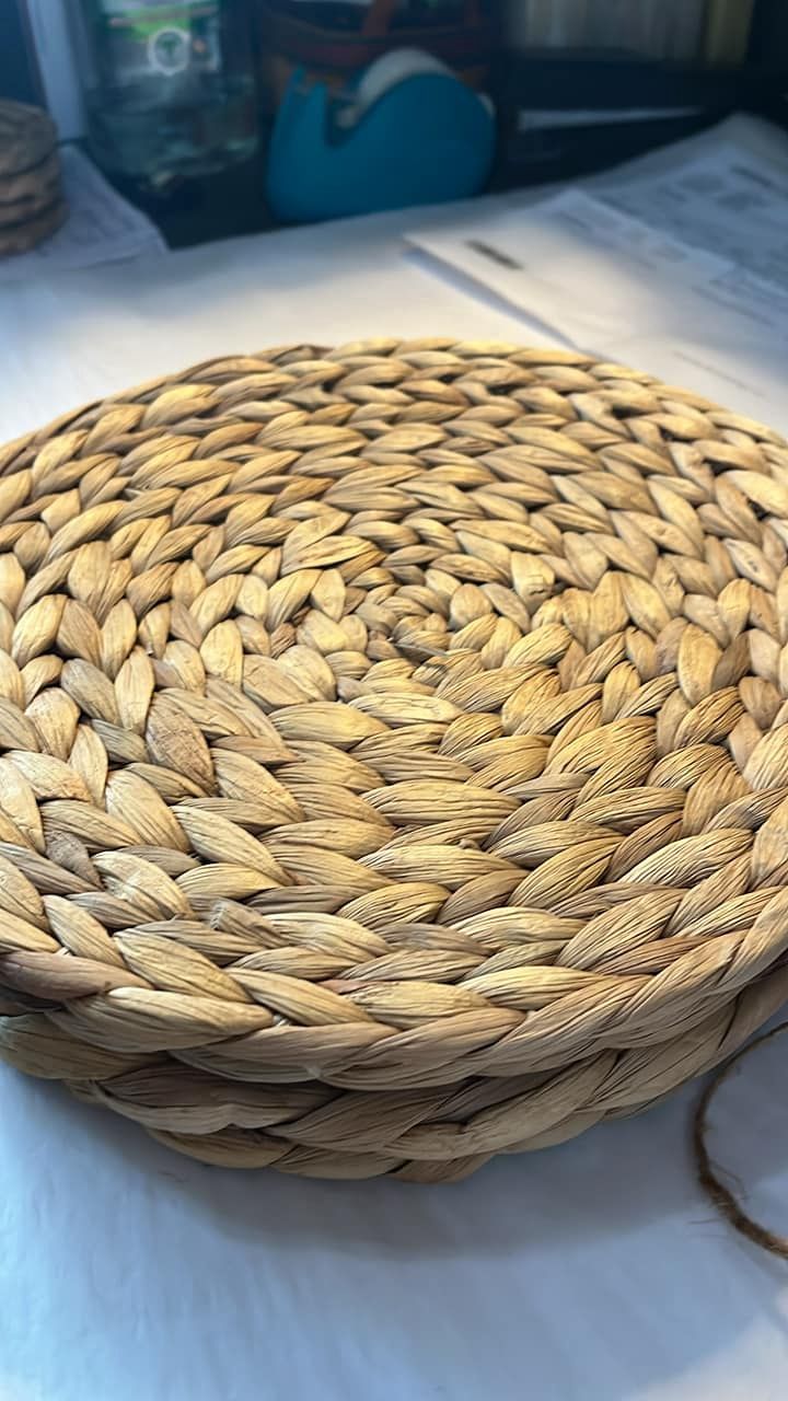8&amp;A Hand Woven Hyacinth Trivet