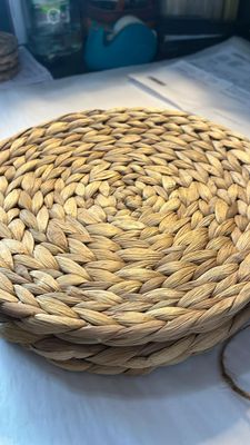 8&amp;A Hand Woven Hyacinth Trivet
