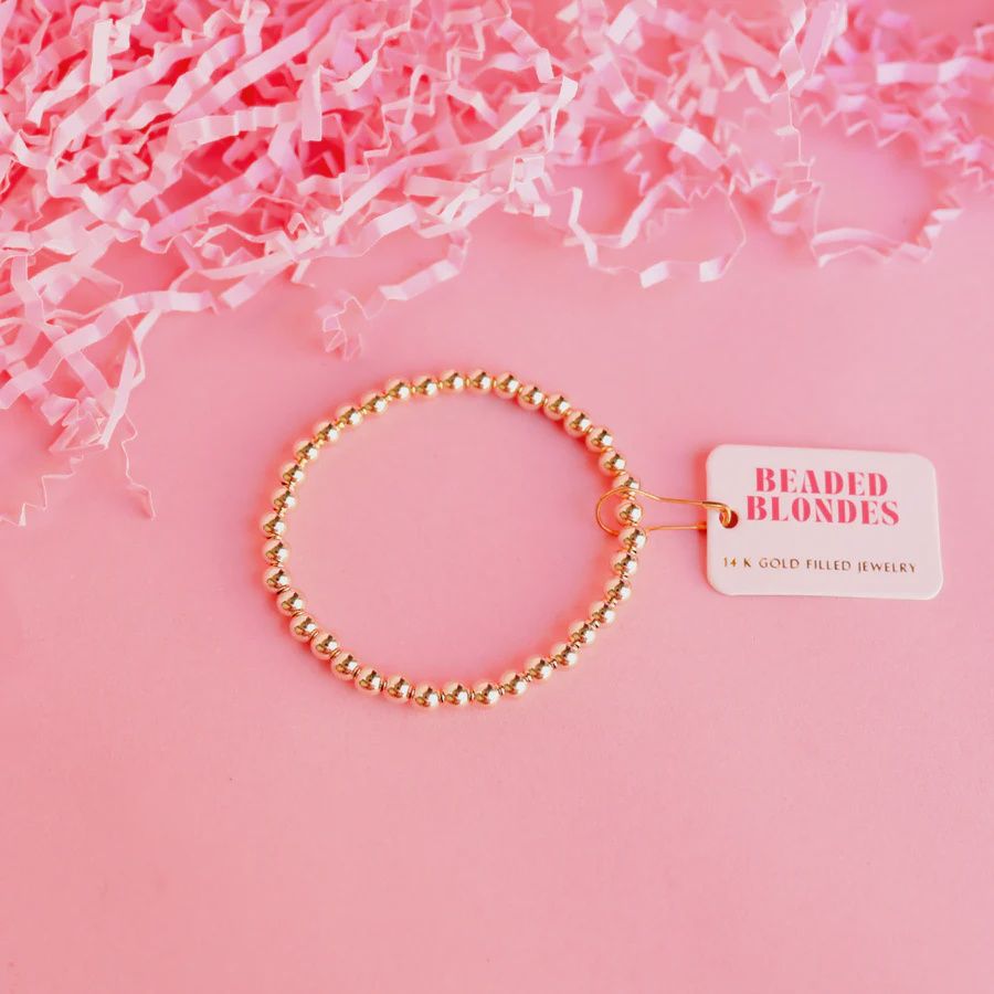 Beaded Blondes 5mm Gold Bracelet