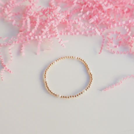 Beaded Blondes Madi Bracelet Gold