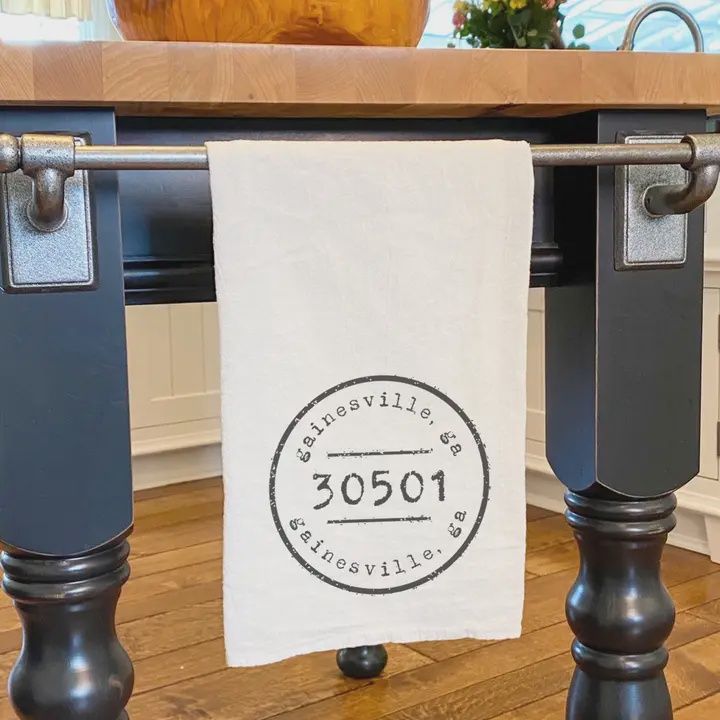 Texas Zip Code Tea Towels