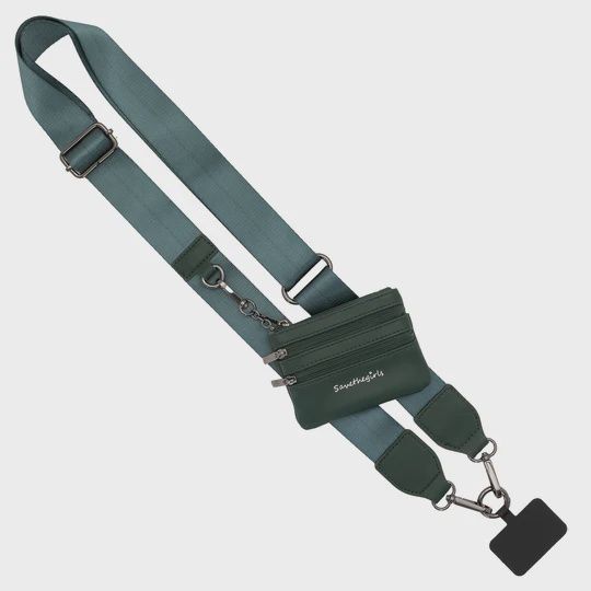 Clip &amp; Go Strap with Pouch, Colour: Green