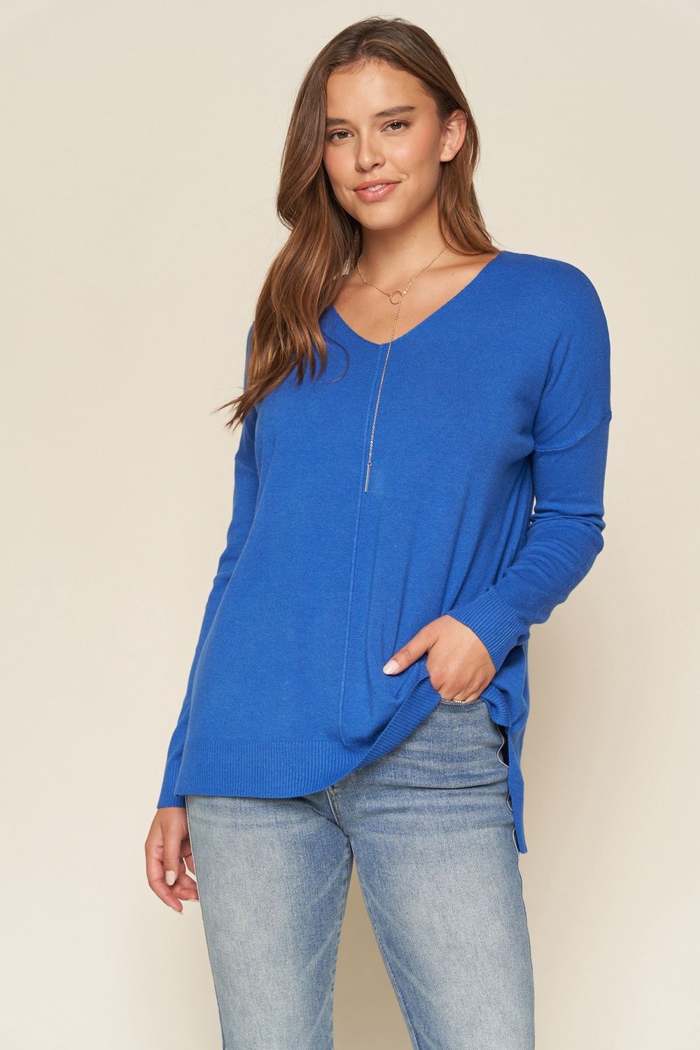 Super Soft V-Neck Sweaters