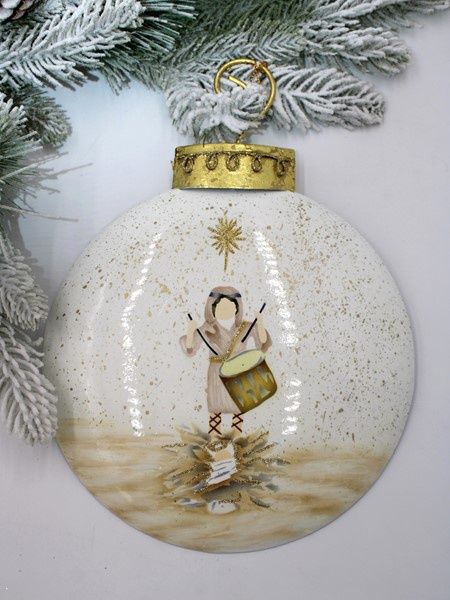 Hand Painted Drummer Boy Ornament