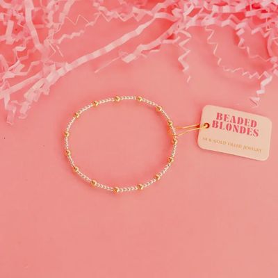 June Bracelet in Silver with Gold