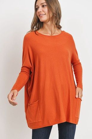 Super Soft Oversized 2 Pocket Sweater