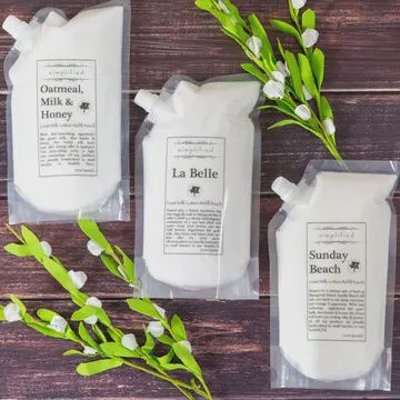 Simplified lotion refill