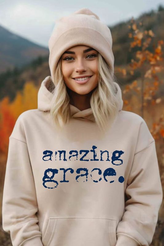 Amazing Grace Biege Hoodie